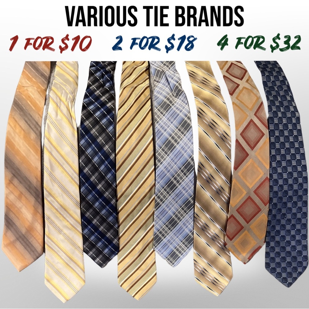 Mens Silk Ties Mix and Match! Bugatti, Prontoumo, Villini, Axist, Courage, ect.